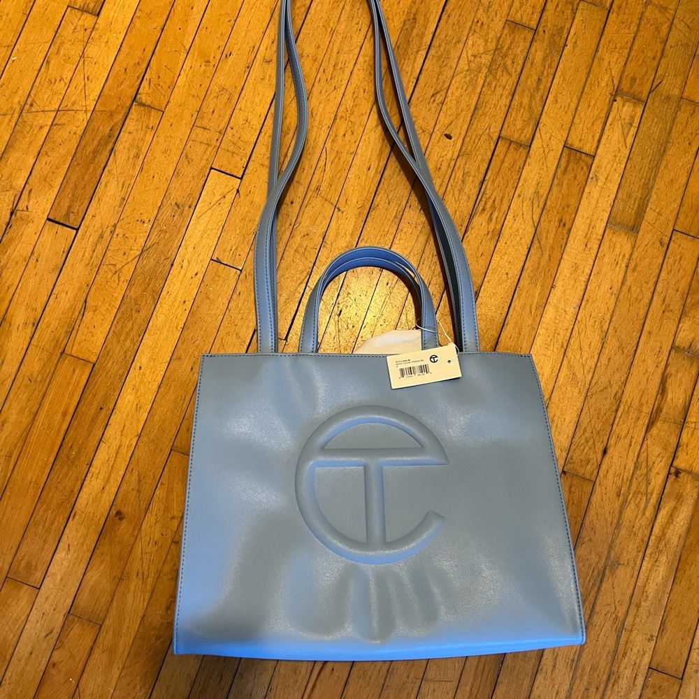 Brand New Cerulean Medium Telfar Shopping Bag